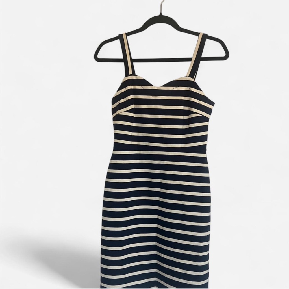Old Navy Striped Navy and White Dress